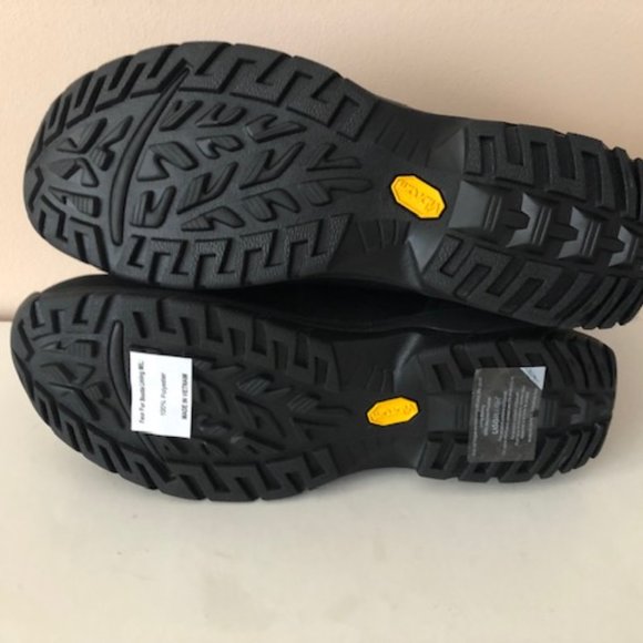 UGG Butte Chelsea leather fur waterproof black boot. Size: 11 - Picture 7 of 13